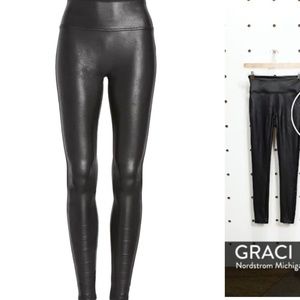 Spanx faux leather leggings